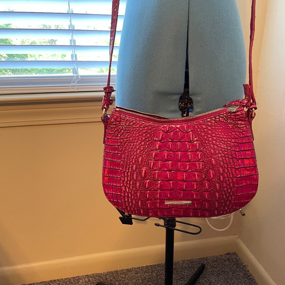 Brahmin pink shoulder bag